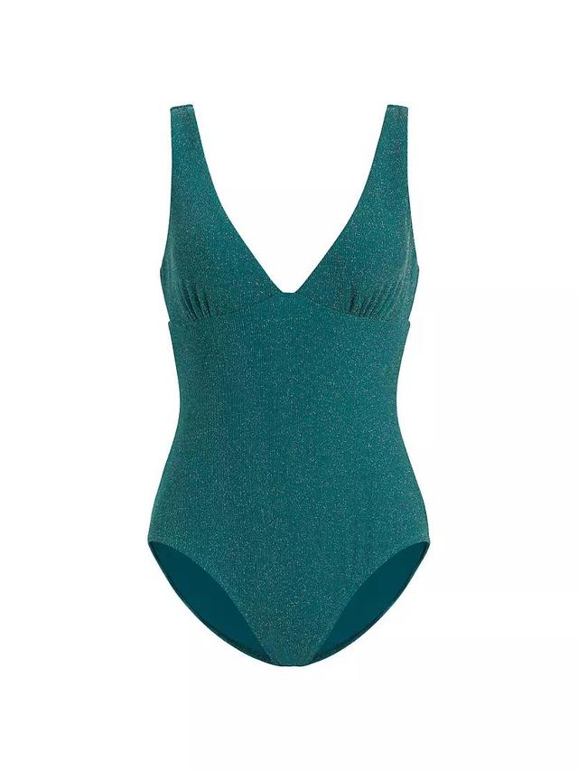 The Augustine Long-Torso Shimmer One-Piece Swimsuit Product Image