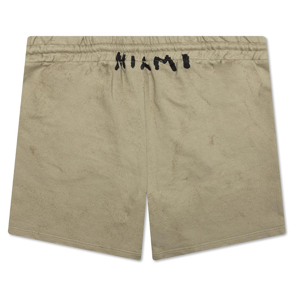 Seasonal Logo Sweat Shorts - Military/Black Male Product Image