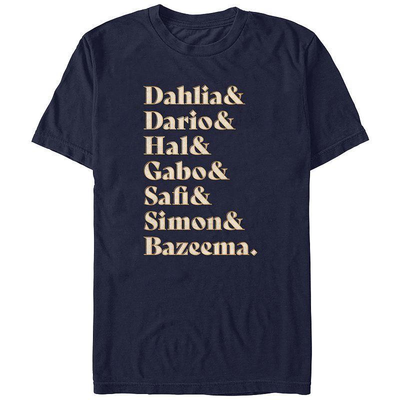 Mens Wish Name Stack Graphic Tee Blue Product Image