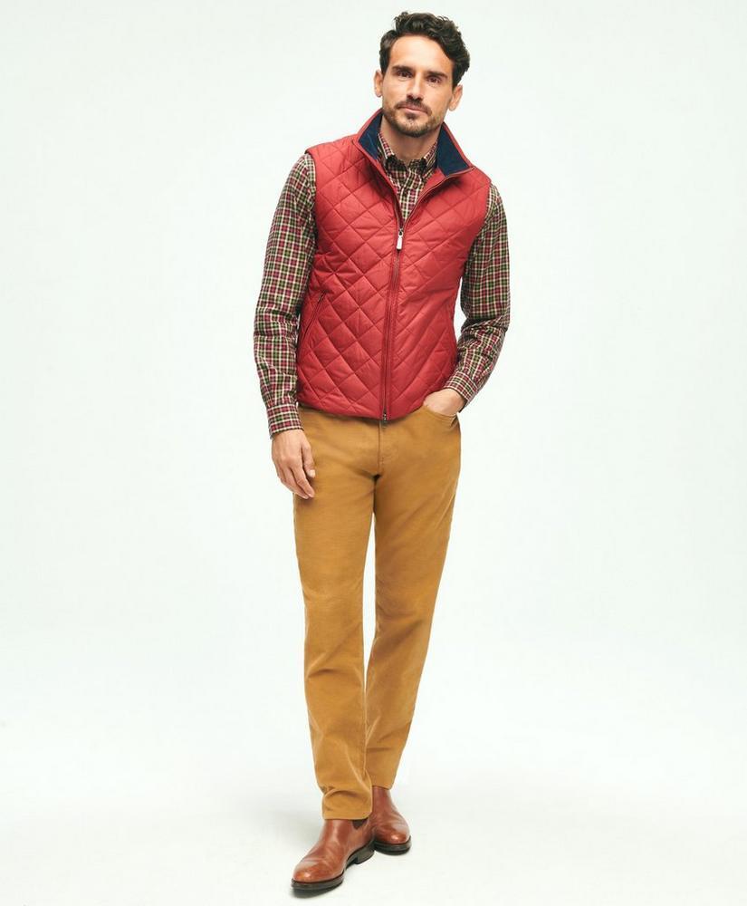 Water Repellent Diamond Quilted Vest Product Image