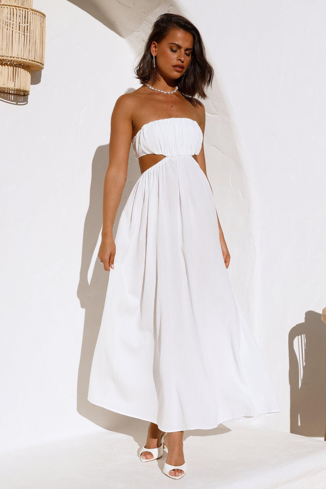 GORG Lover Midi Dress White Product Image