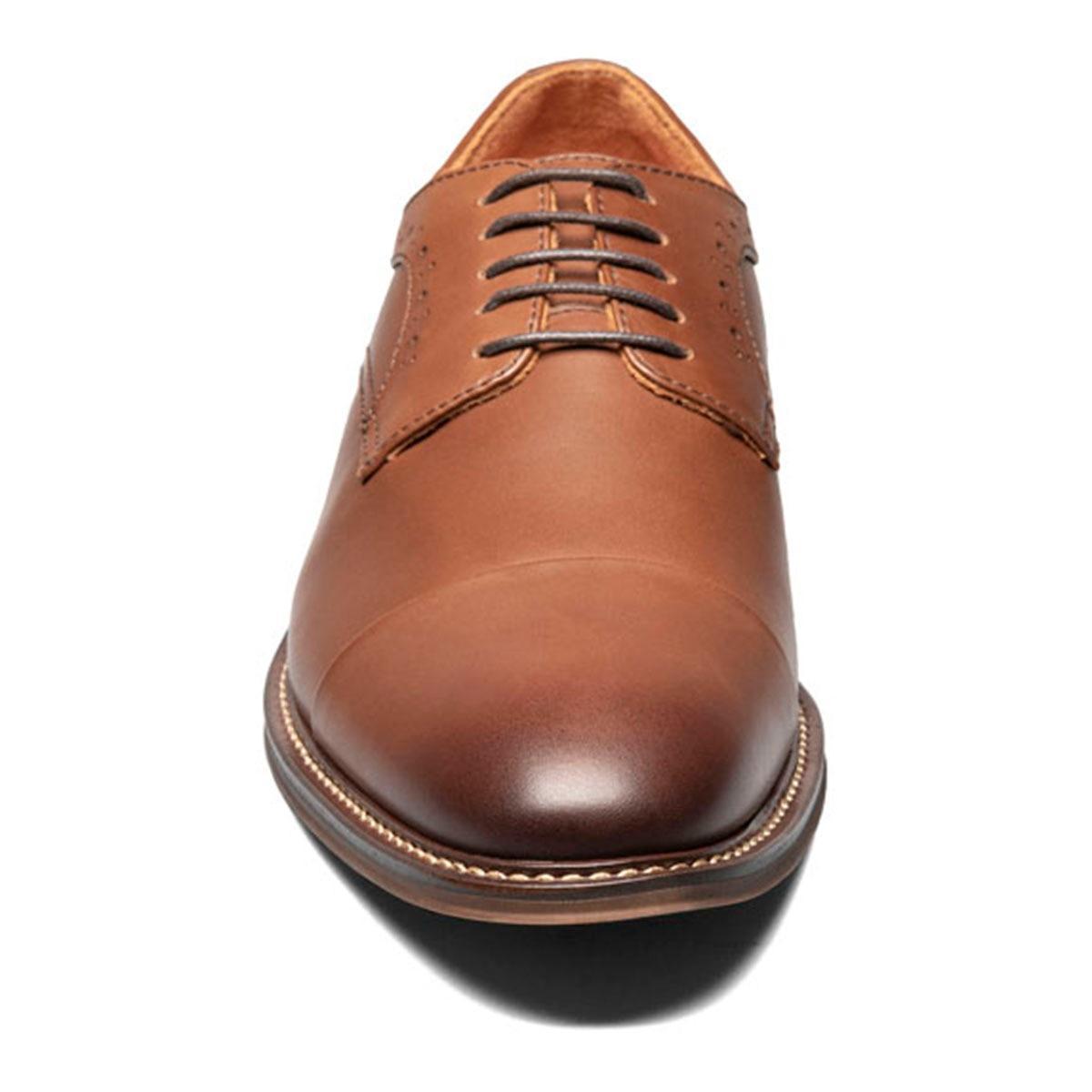 Stacy Adams Maddox Cap Toe Oxford (Chocolate) Men's Shoes Product Image