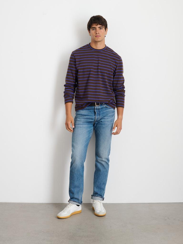 Matt Long-Sleeve Tee In Stripe Product Image