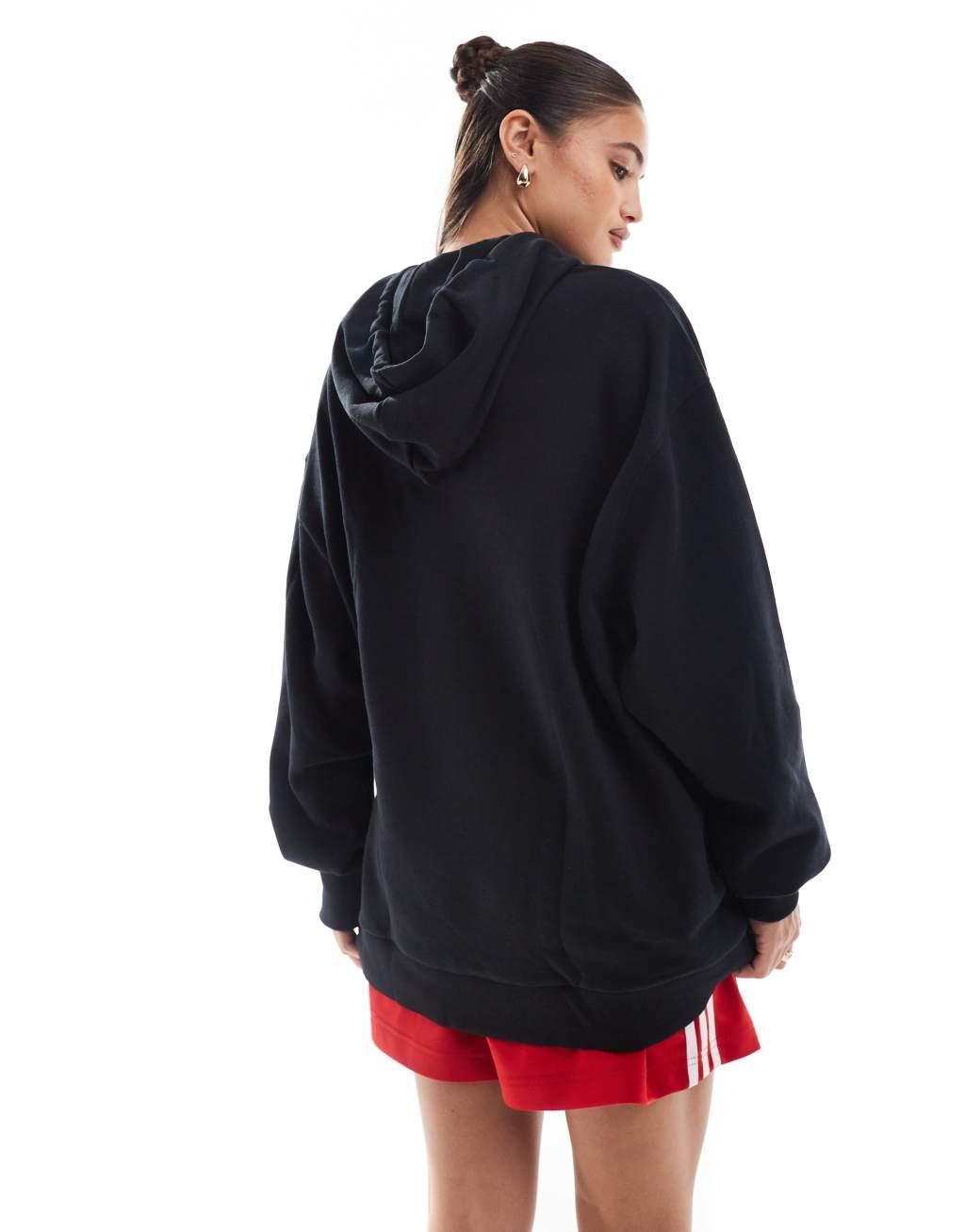 ASOS DESIGN oversized hoodie in black Product Image