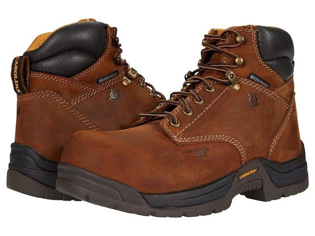 Carolina 6'' Butch Waterproof Composite Broad Toe Raleigh (Copper Crazy Horse) Women's Work Boots Product Image