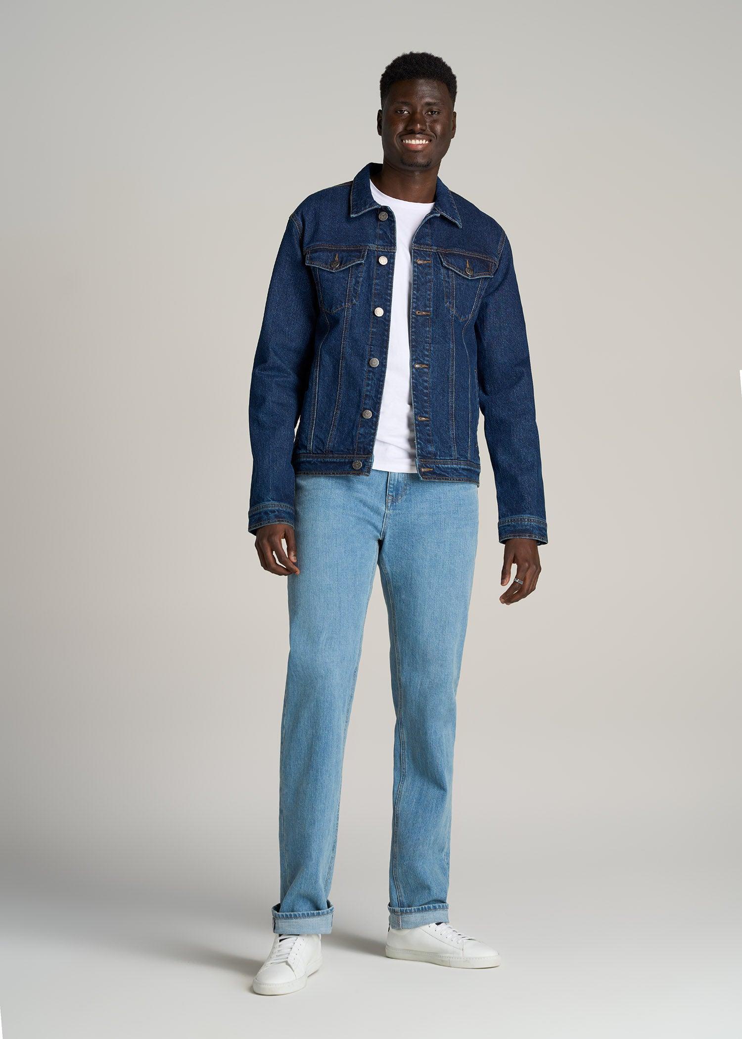 LJ&S STRAIGHT LEG Jeans for Tall Men in Heritage Faded Male Product Image