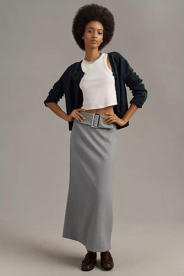 Maeve Belted Column Maxi Skirt Product Image