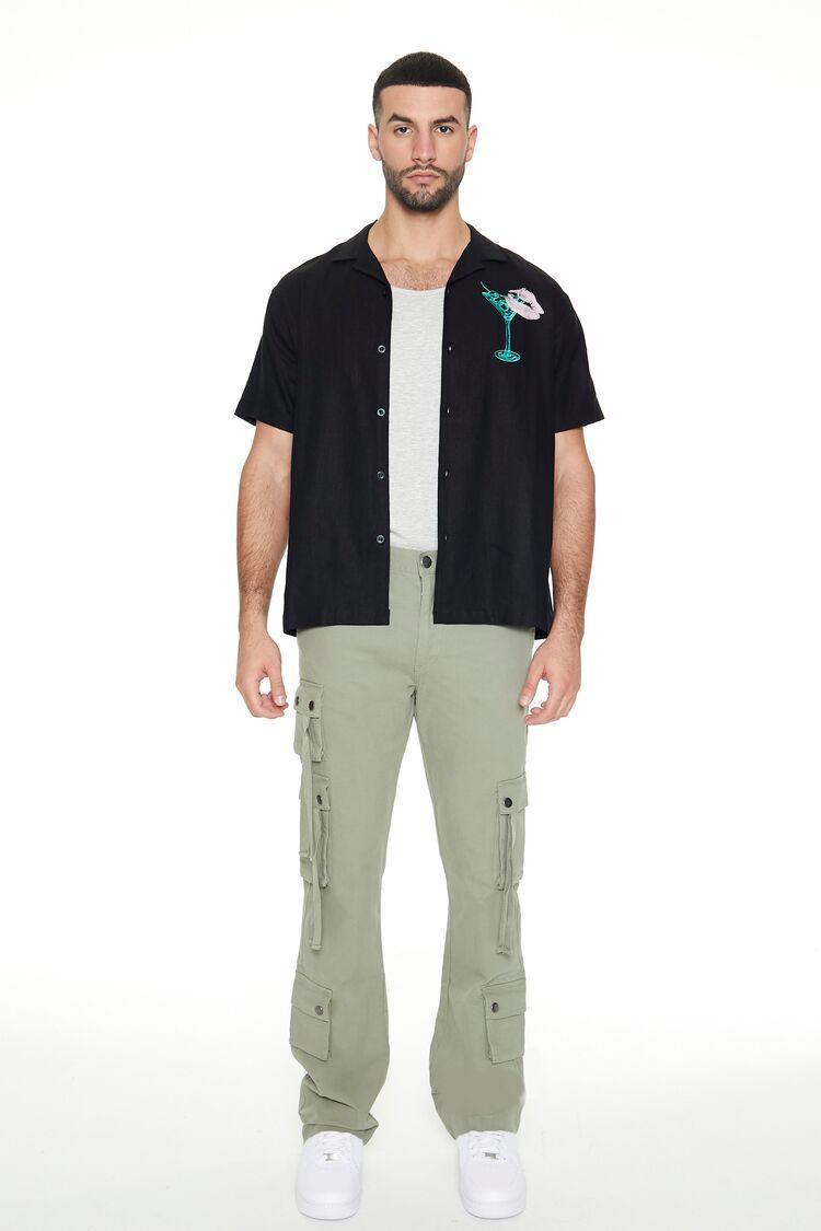 Twill Slim-Fit Cargo Pants | Forever 21 Product Image