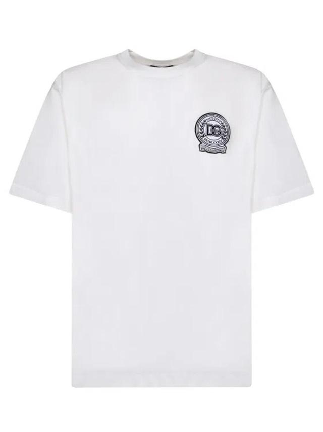 Dg Side Logo White T-shirt Product Image