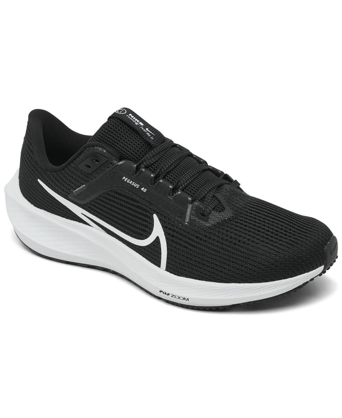 Nike Mens Nike Air Zoom Pegasus 40 - Mens Shoes Black/Anthracite/Black Product Image