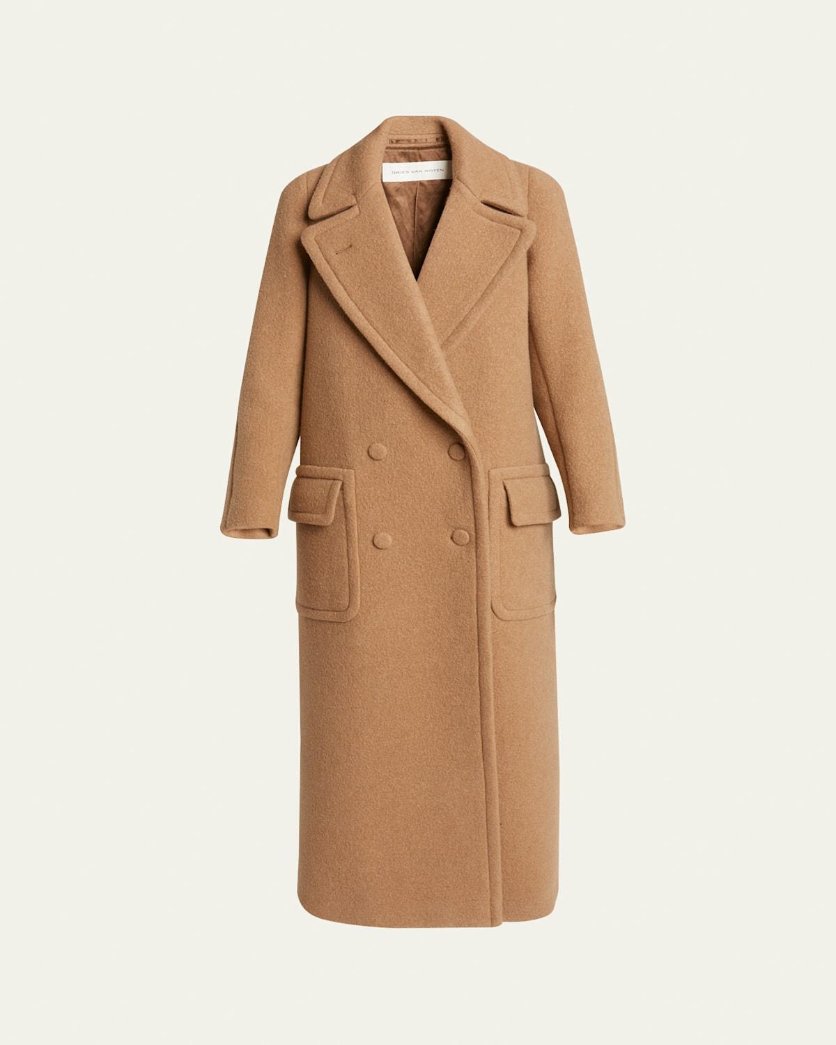 Wool Coat In Brown product image