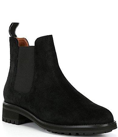 Polo Ralph Lauren Mens Bryson Waxed Suede Chelsea Boots Product Image