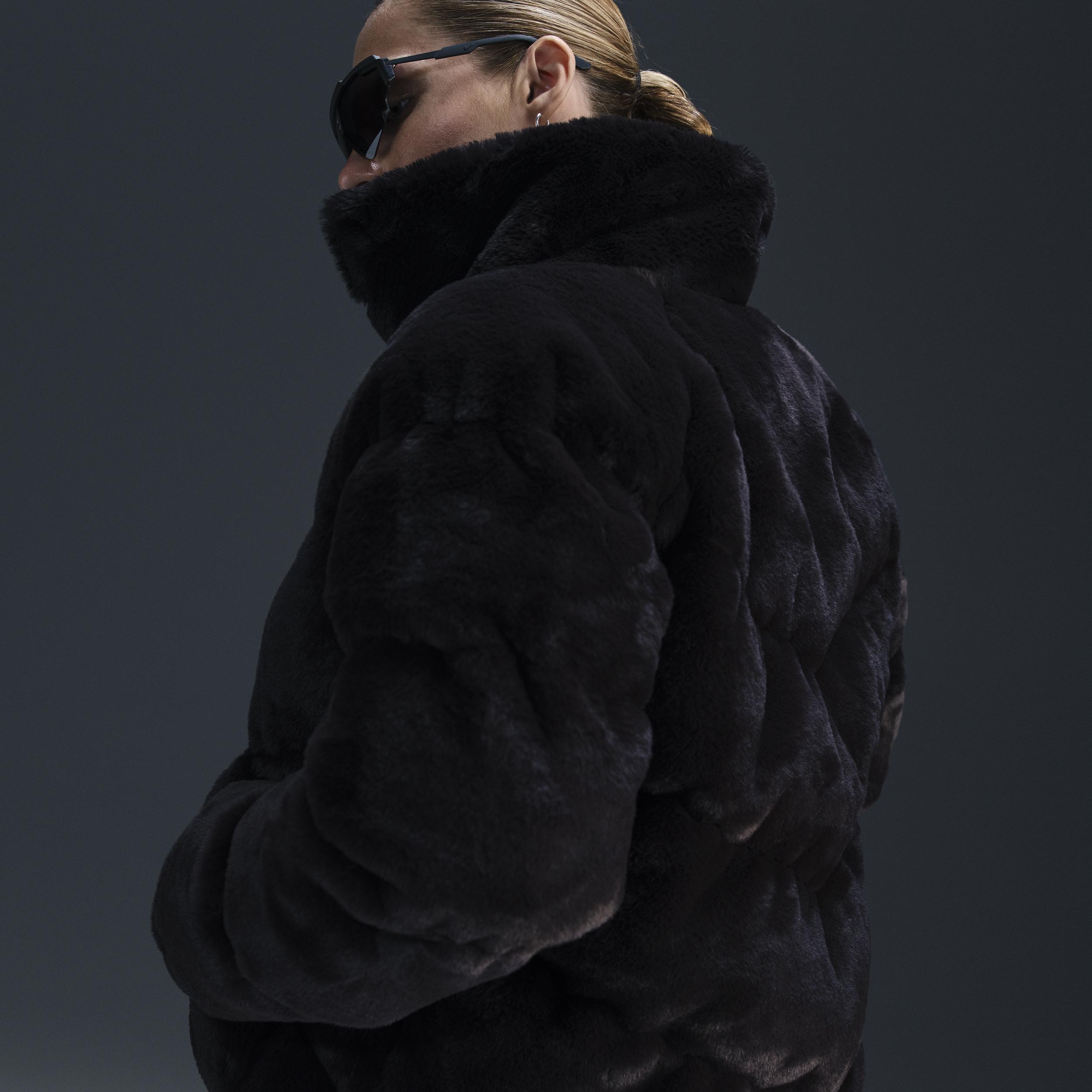 Women's Nike Sportswear Windpuffer Therma-FIT Loose Faux Fur Jacket Product Image