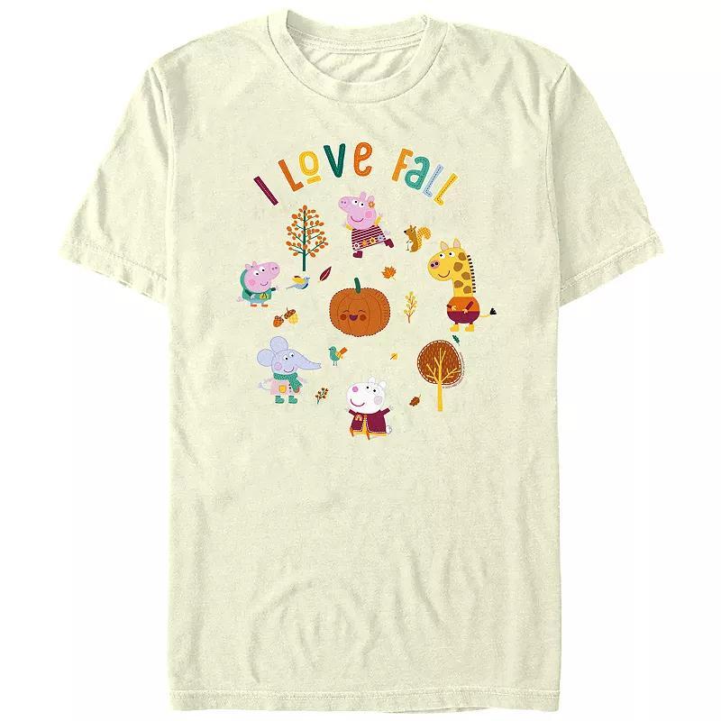 Mens Peppa Pig I Love Fall Graphic Tee Product Image