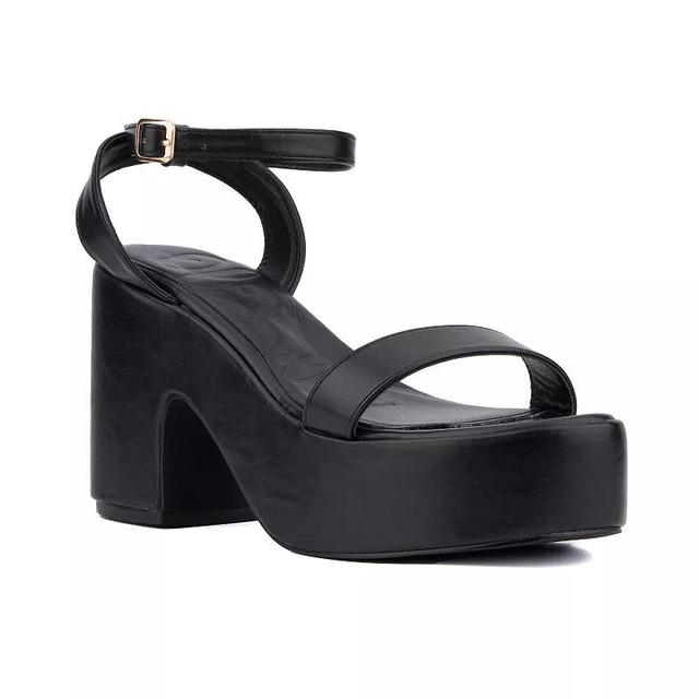 Olivia Miller Womens Charmer Platform Heel Sandal Product Image