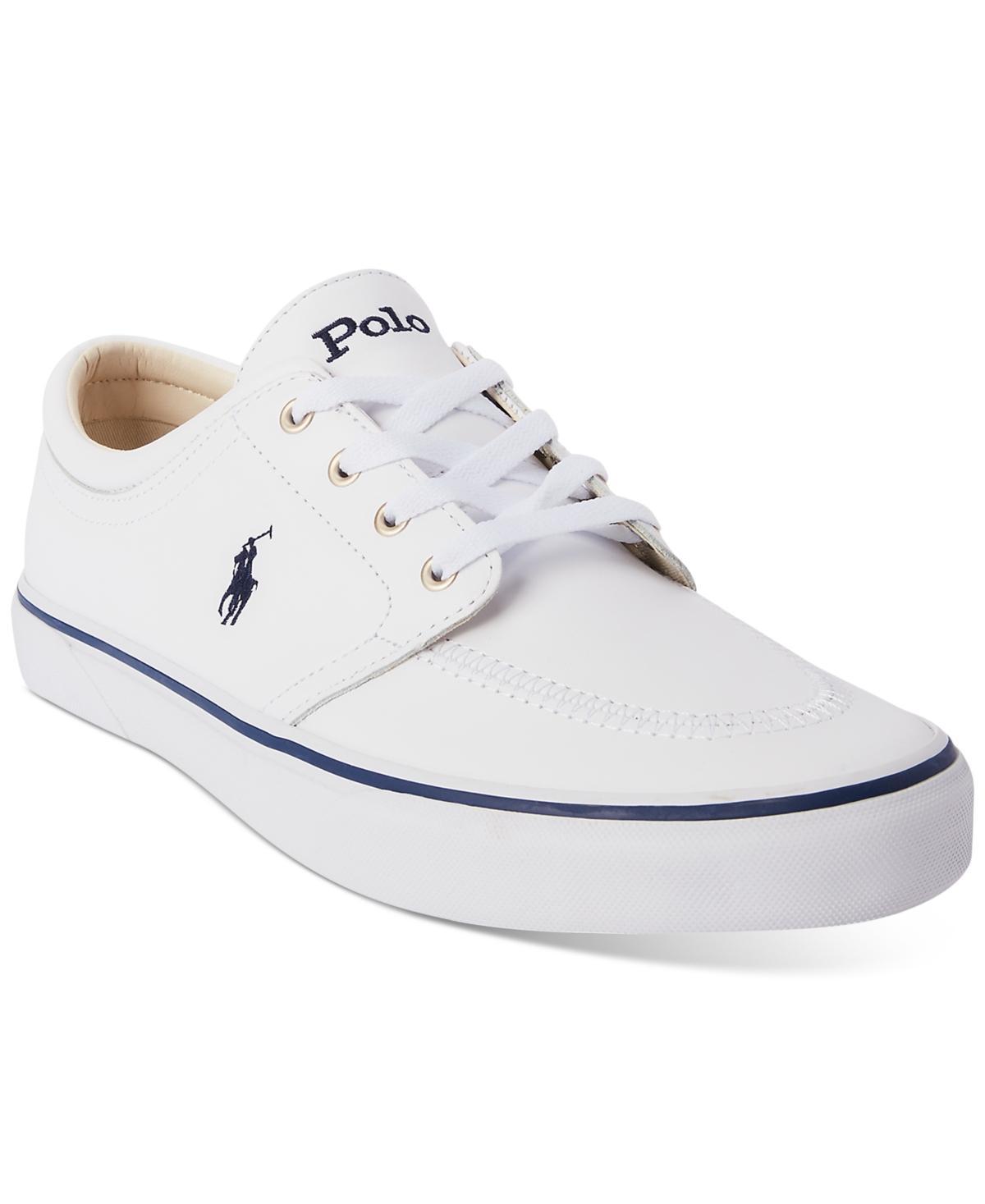 Polo Ralph Lauren Mens Faxon X Leather Sneakers Product Image