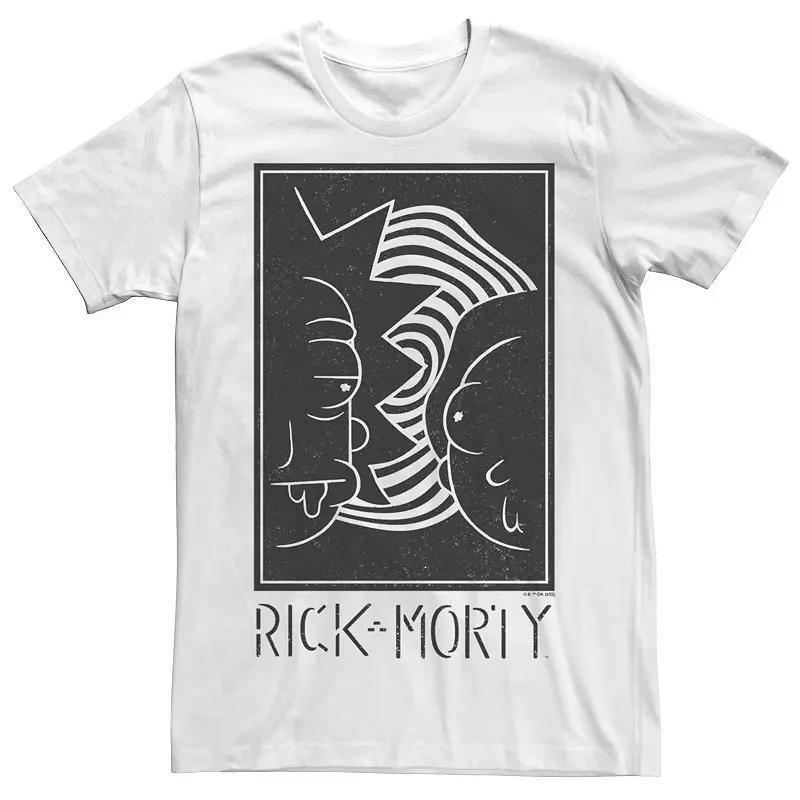 Mens Rick And Morty Dark Poster Tee Product Image