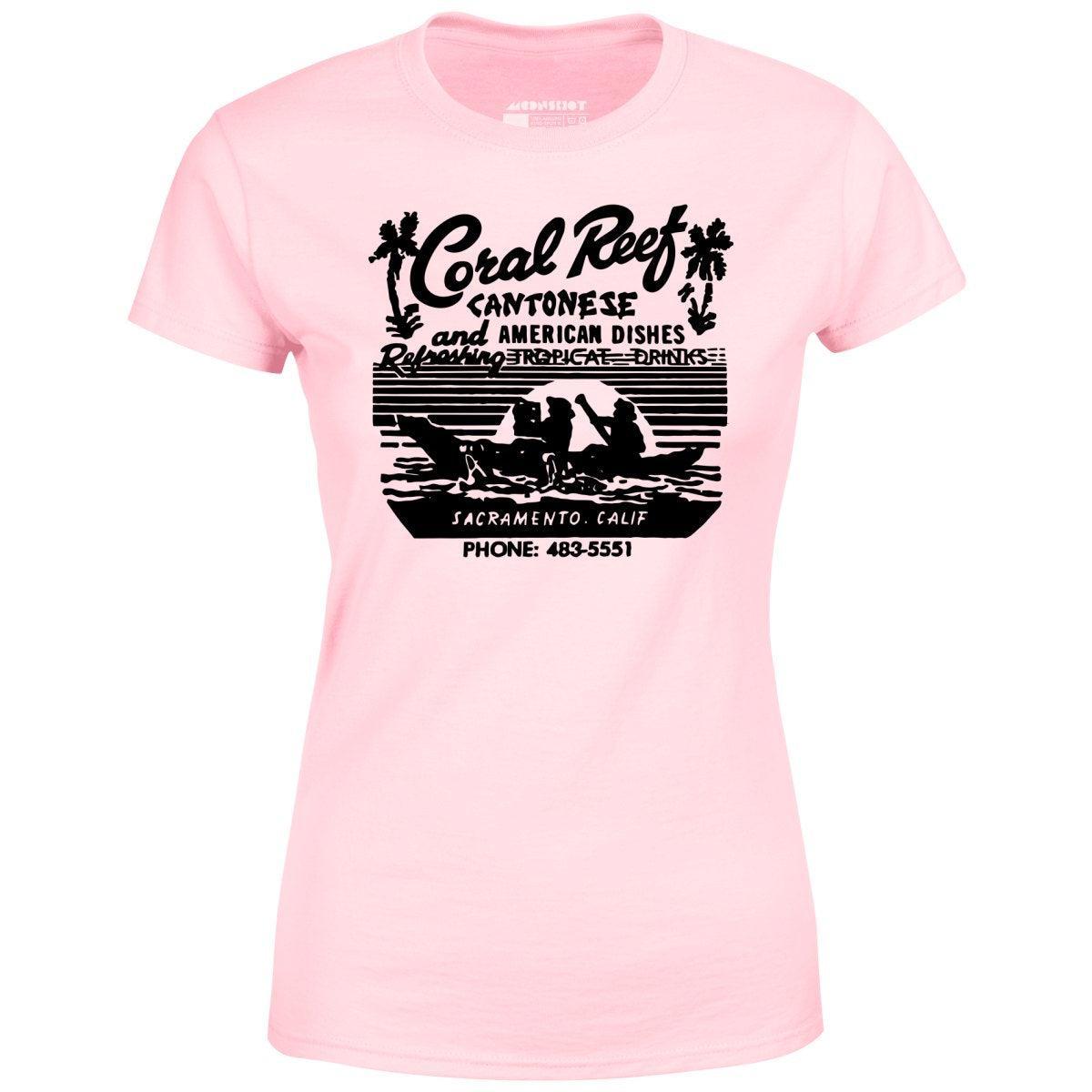 Coral Reef v2 - Sacramento, CA - Vintage Tiki Bar - Women's T-Shirt Female Product Image