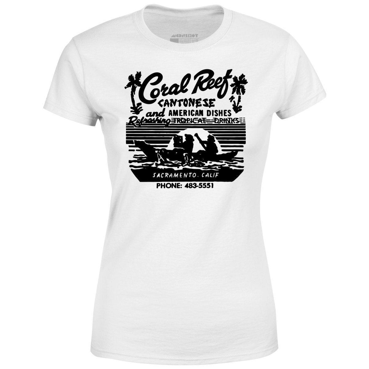 Coral Reef v2 - Sacramento, CA - Vintage Tiki Bar - Women's T-Shirt Female Product Image