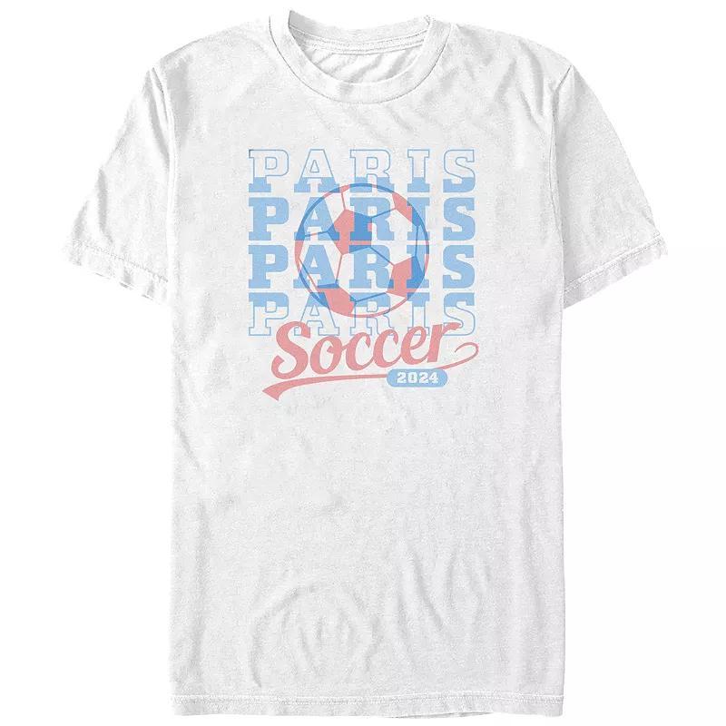 Mens Paris Soccer 2024 Graphic Tee Product Image