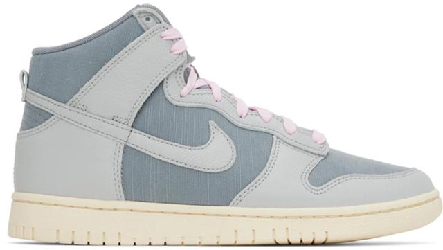 Dunk Hi Retro Premium Light Smoke Grey/grey Fog-sail Dq8800-001 Men's Product Image