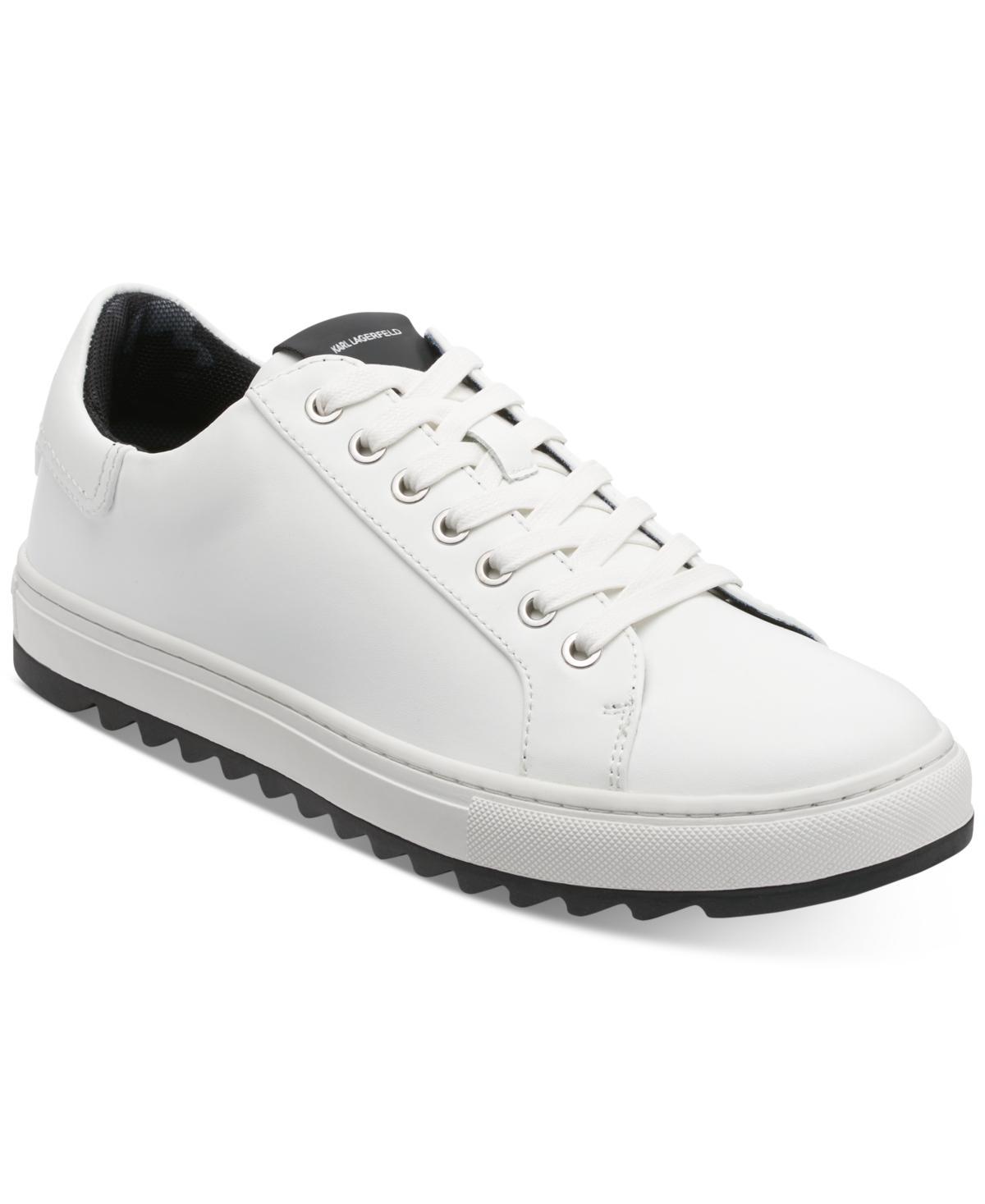 Karl Lagerfeld Mens Smooth Leather Tennis Sneaker Product Image