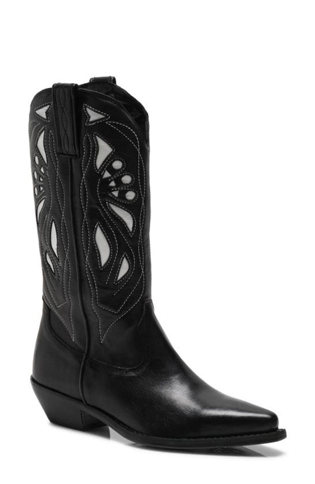 FREE PEOPLE Rancho Mirage Western Boot In Black Product Image