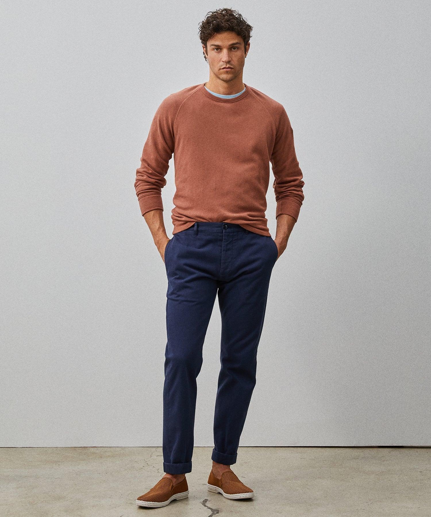 Japanese Selvedge Chino Pant in Navy Product Image