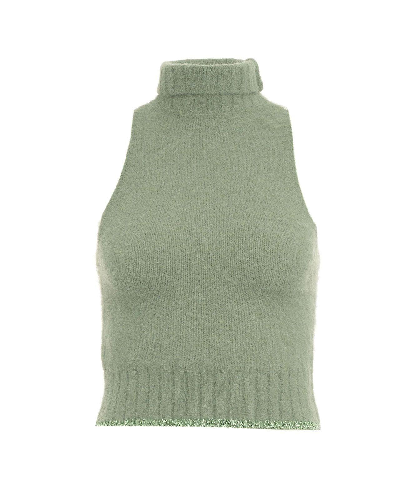 Knit top with turtleneck Product Image