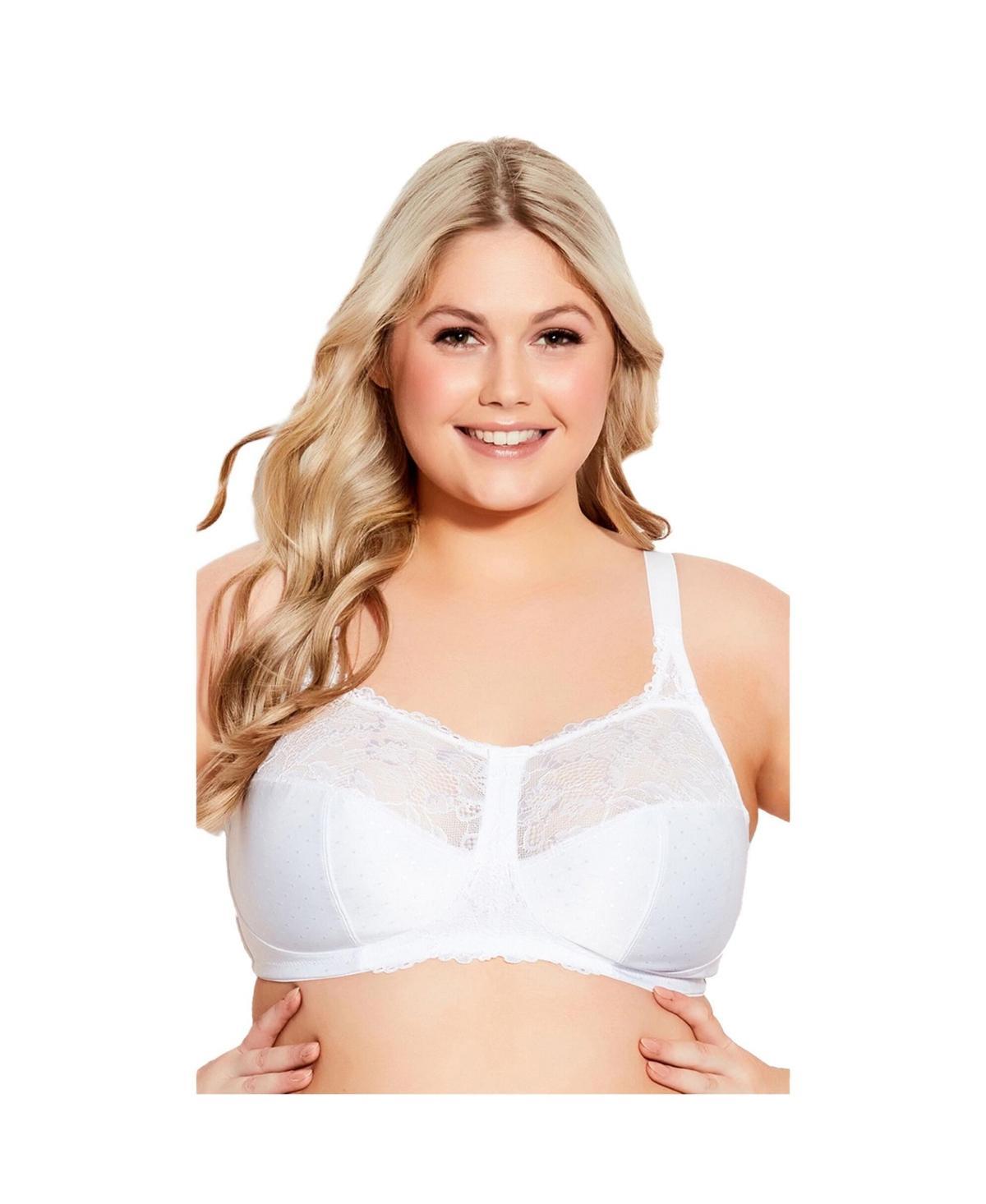 Avenue Womens Lace Soft Cup Wire Free Bra Product Image