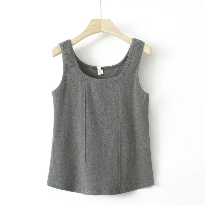 Plus Size Scoop Neck Tank Top Product Image