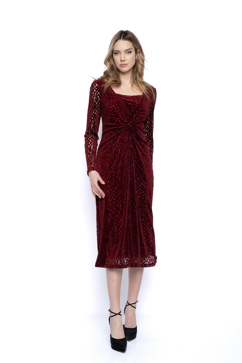 L/S Front Draped Dress Product Image