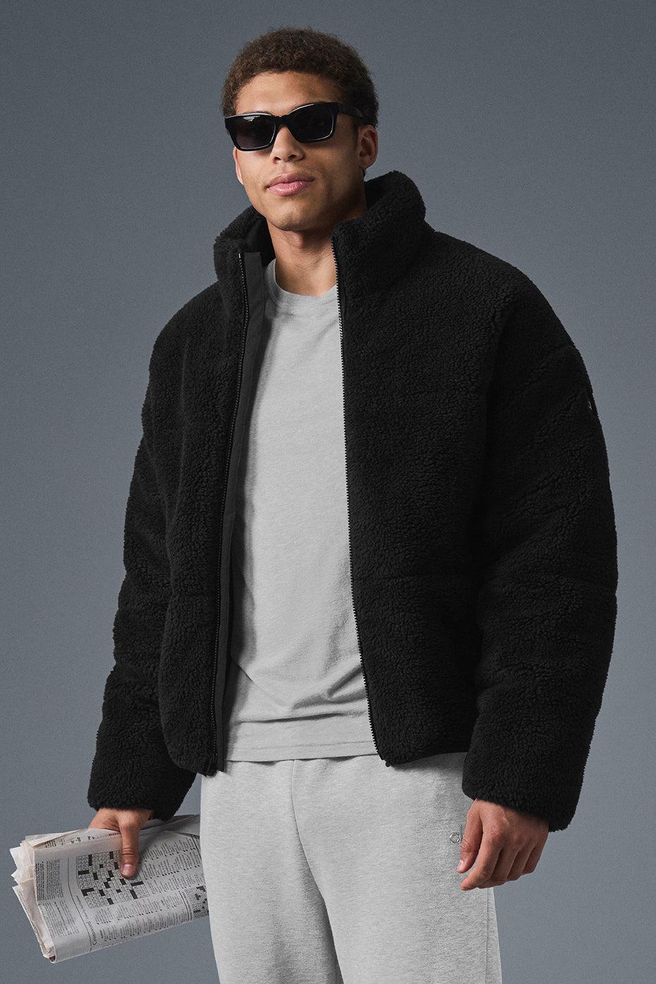 Sherpa Stage Puffer - Black Male Product Image