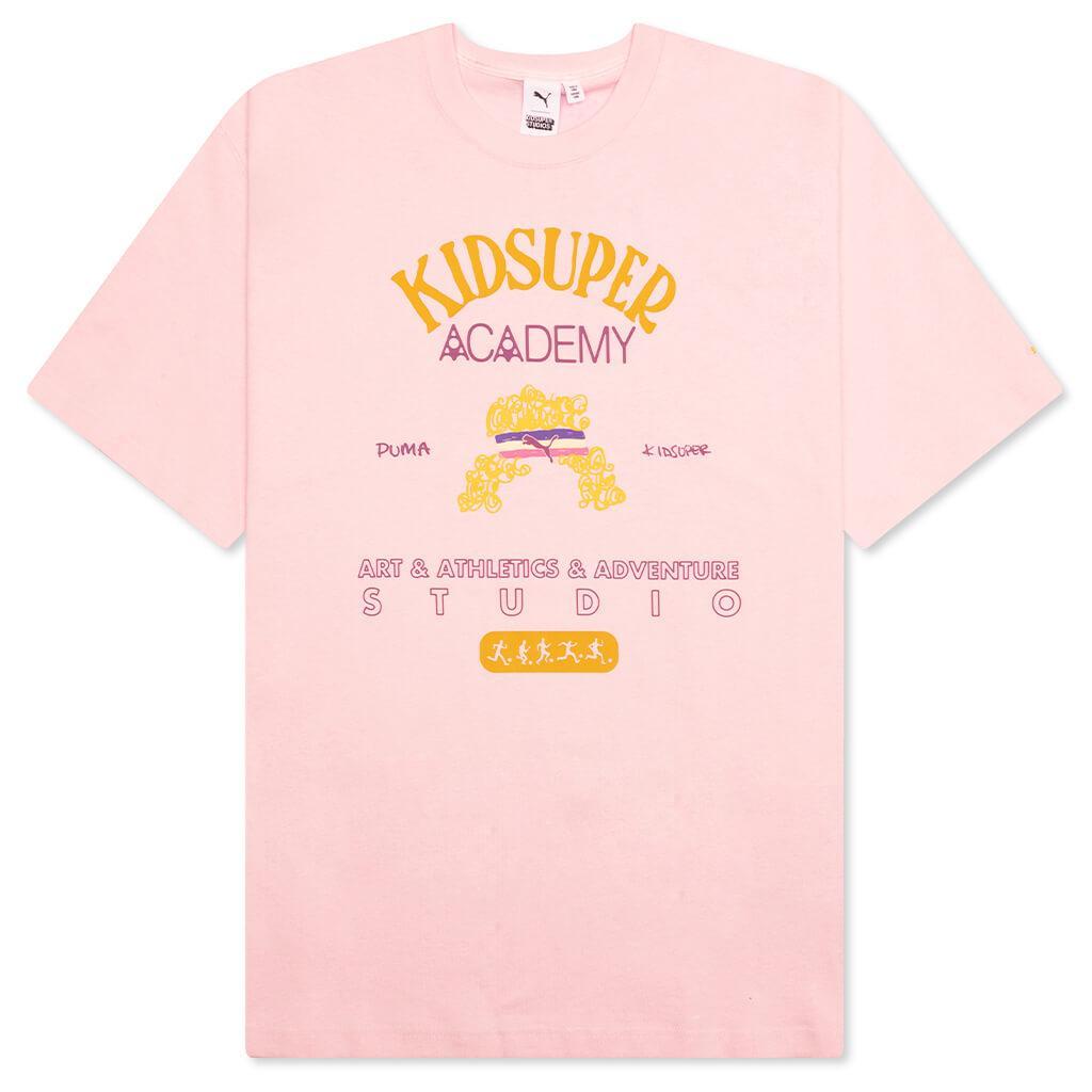 Puma x KidSuper Graphic Tee - Pink Male Product Image