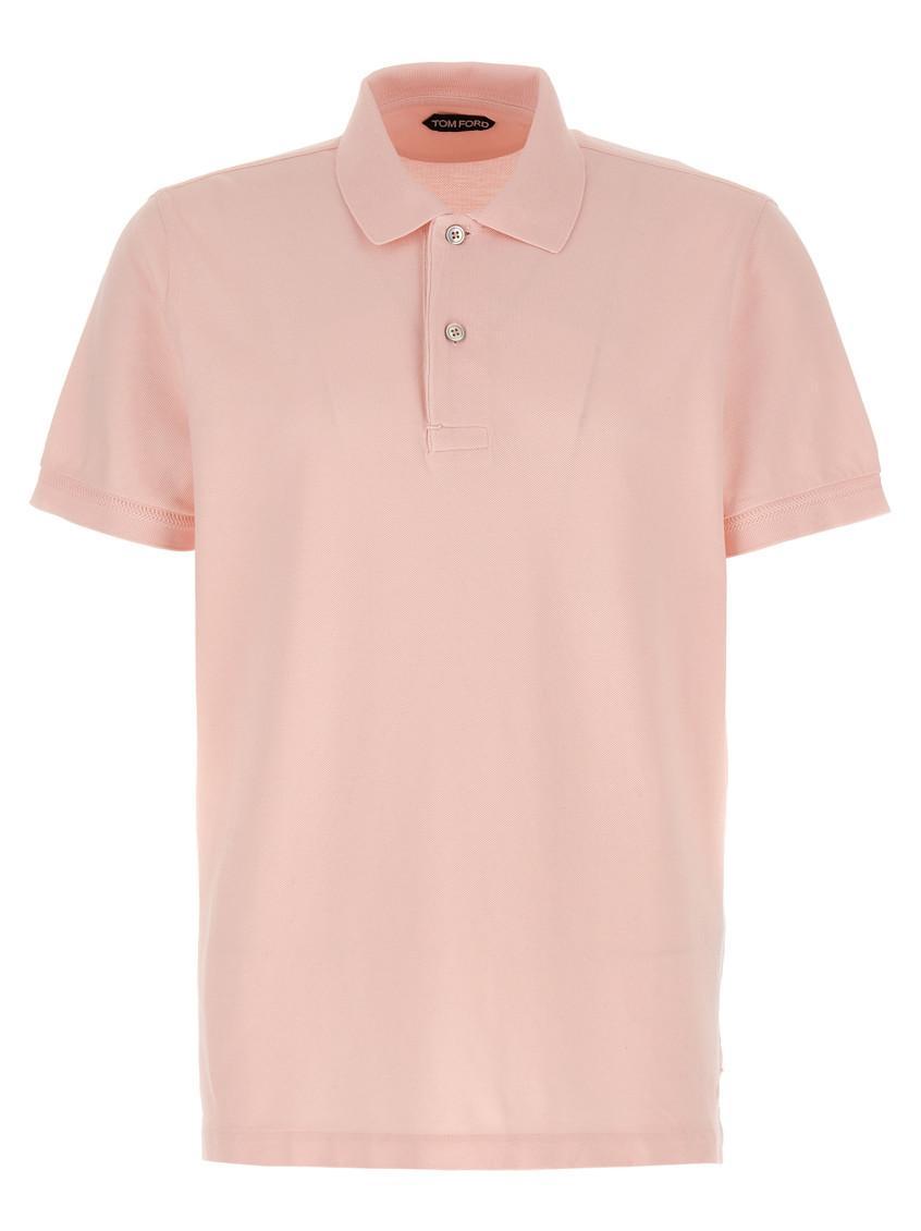 Pink Polo Shirt Product Image