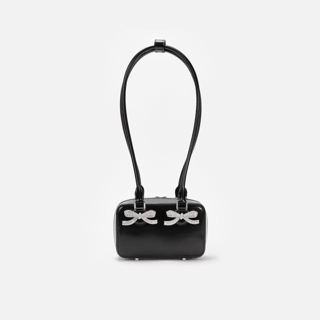 Black Leather Shoulder Bag Product Image