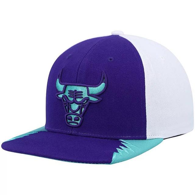 Mens Mitchell & Ness Purple Chicago Bulls Day 5 Snapback Hat Product Image