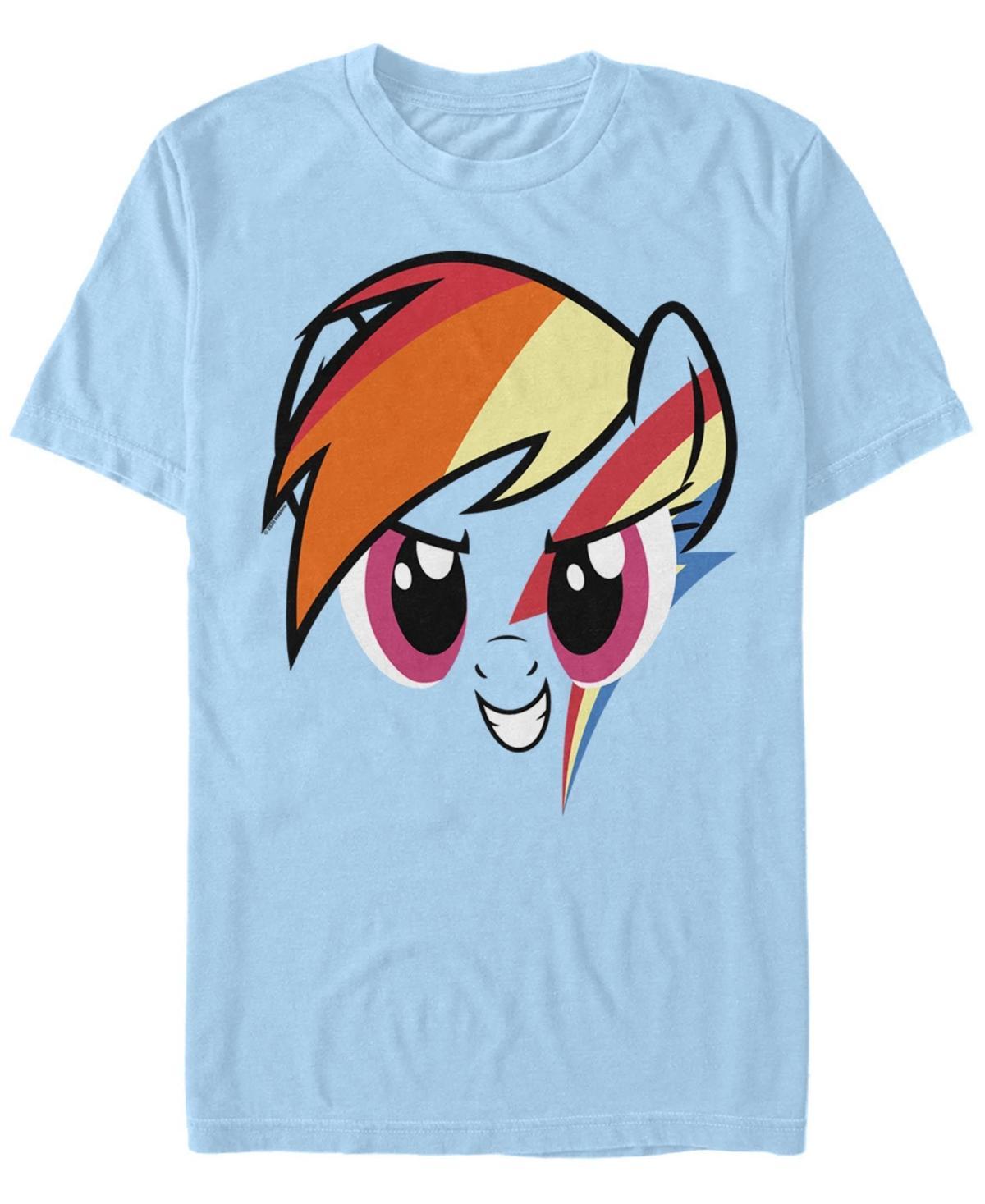 Fifth Sun Mens Rainbow Dash Face Short Sleeve Crew T-shirt Product Image