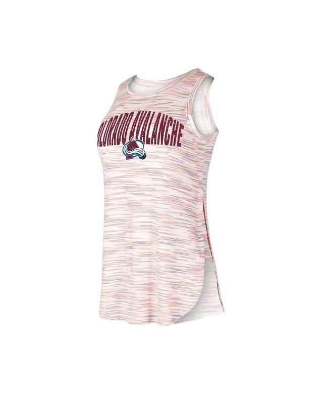 Womens Concepts Sport Colorado Avalanche Sunray Multicolor Tri-Blend Tank Top Product Image