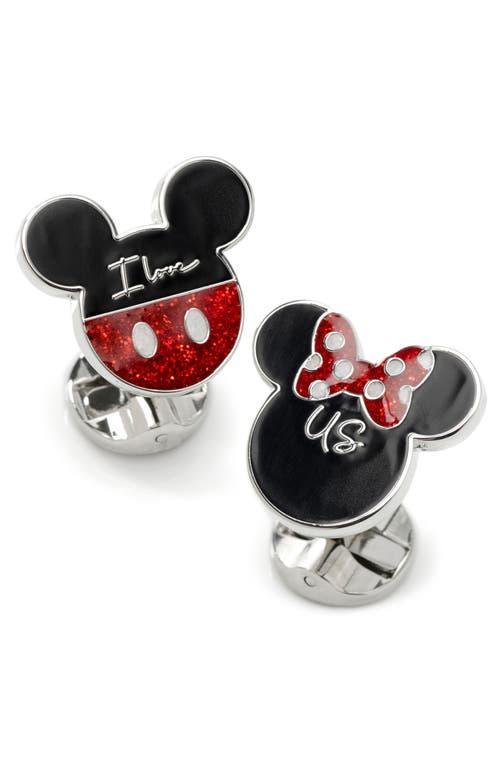 Cufflinks, Inc. x Disney Mickey & Minnie I Love Us Cuff Links Product Image