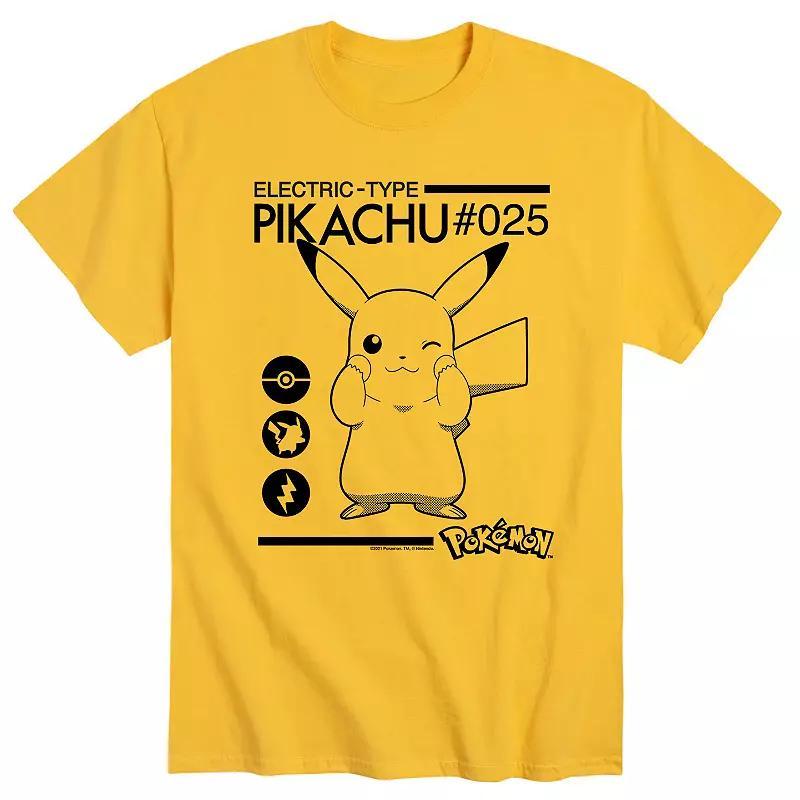 Mens Pokemon Electric Tee Product Image