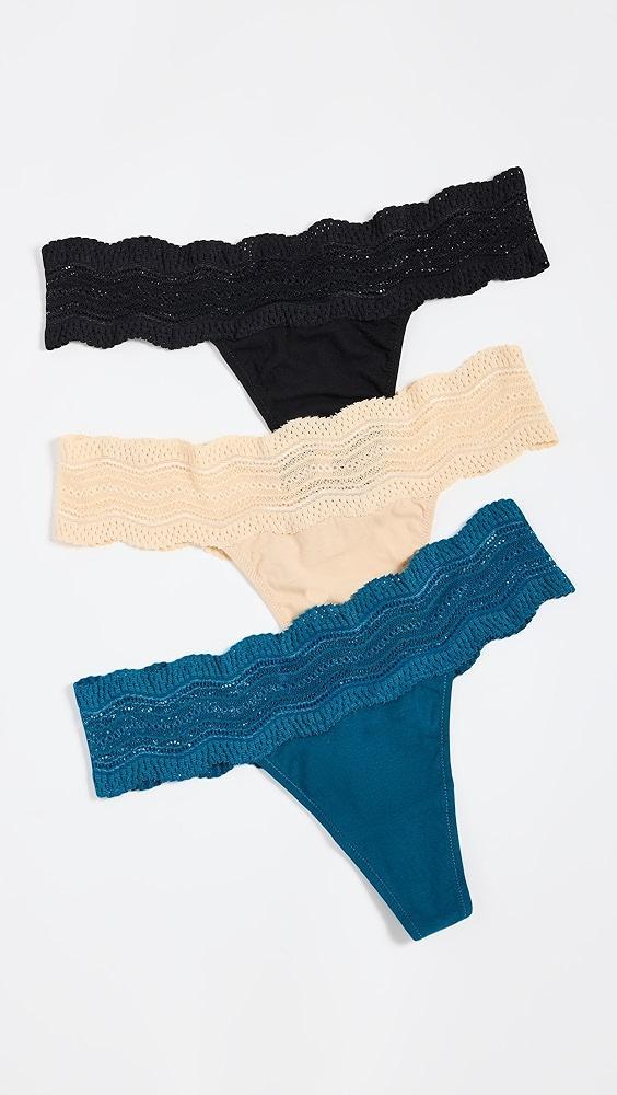 Cosabella Dolce Thong 3 Pack | Shopbop Product Image