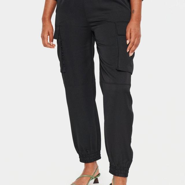 Bianca Cargo Trousers  - Black Product Image