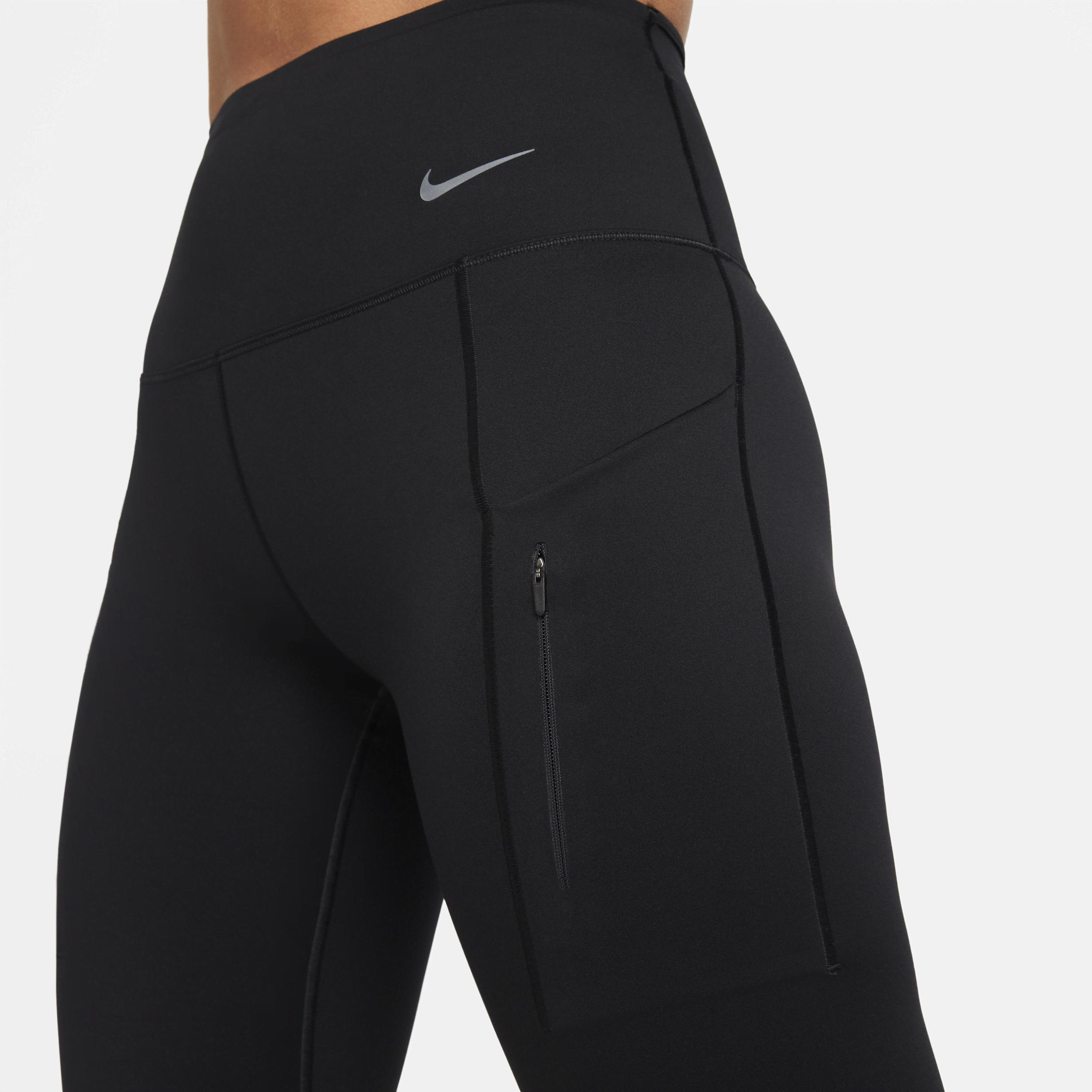 Nike Go Women's Firm-Support High-Waisted Capri Leggings with Pockets Product Image