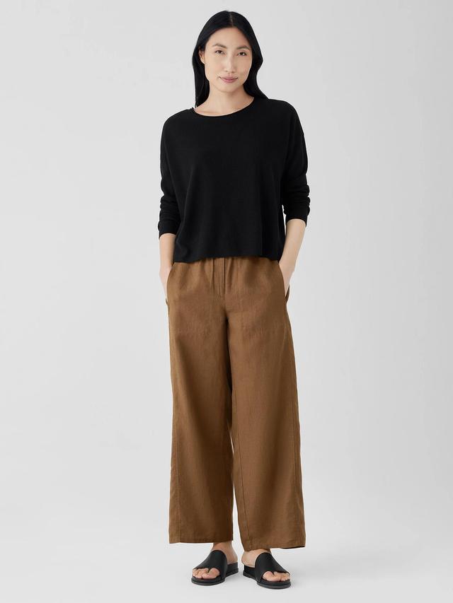 Organic Linen Wide Trouser Pant Product Image