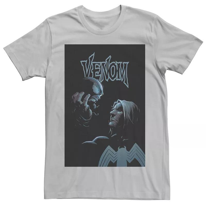 Mens Marvel Comics Retro Venom Face Graphic Tee White Product Image