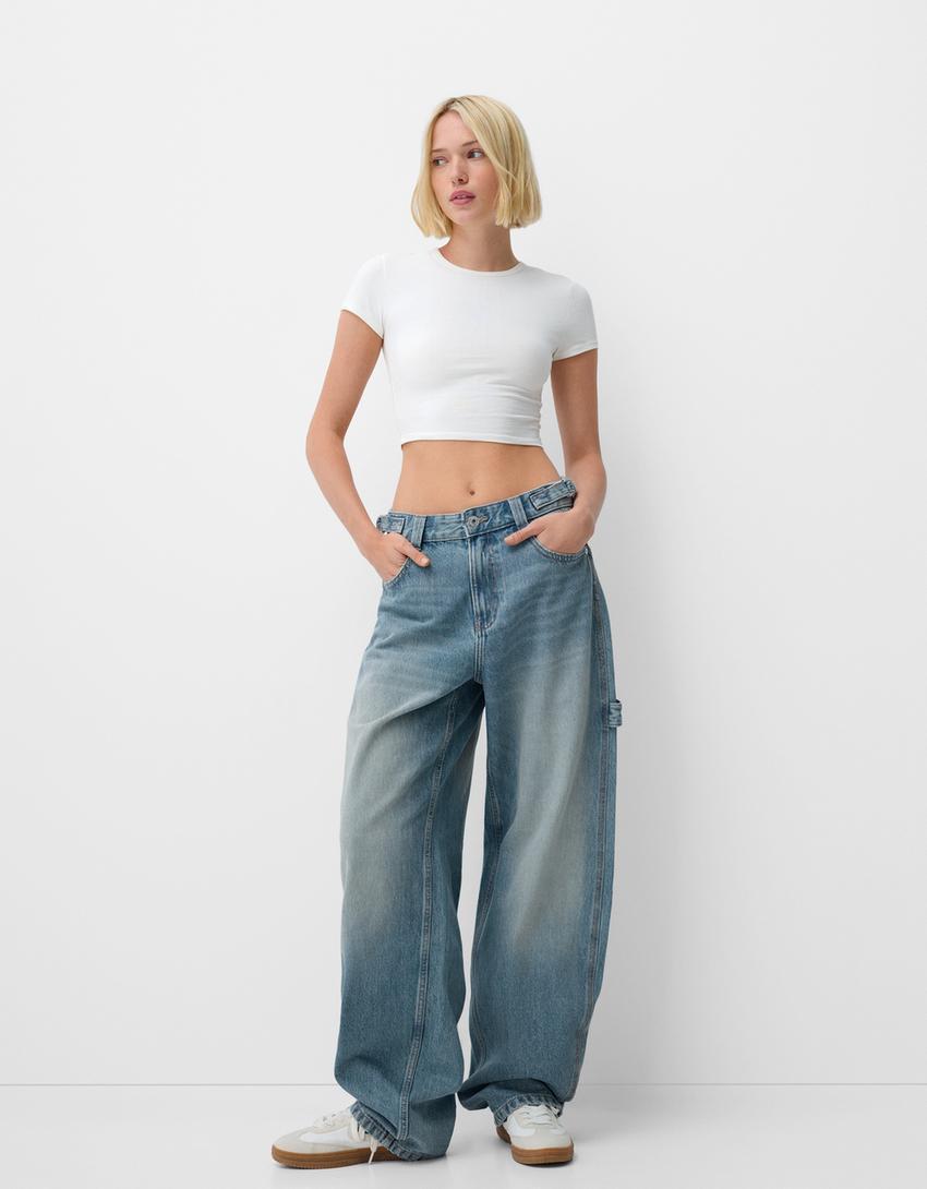 Adjustable balloon fit carpenter jeans Product Image