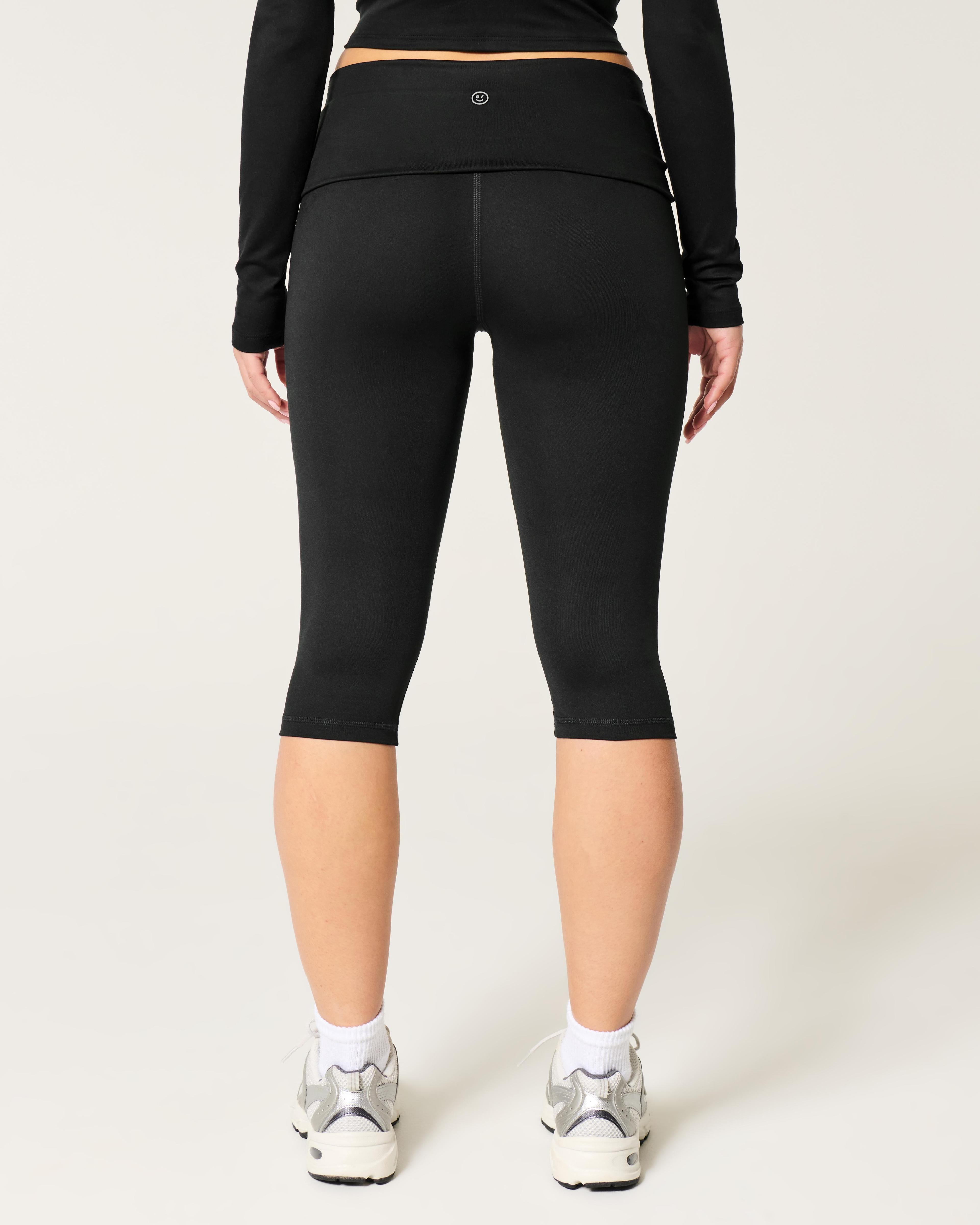 Gilly Hicks Active Recharge Foldover Waist Capri Pants Product Image