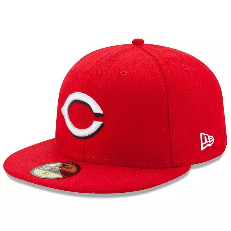 Mens New Era Cincinnati s Home Authentic Collection On-Field 59FIFTY Fitted Hat Product Image