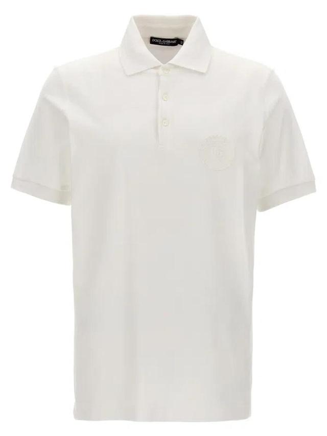 Logo Patch  Shirt Polo White Product Image